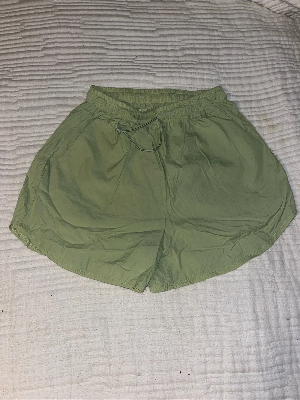 BDG Olive-Style Lightweight Athletic Shorts